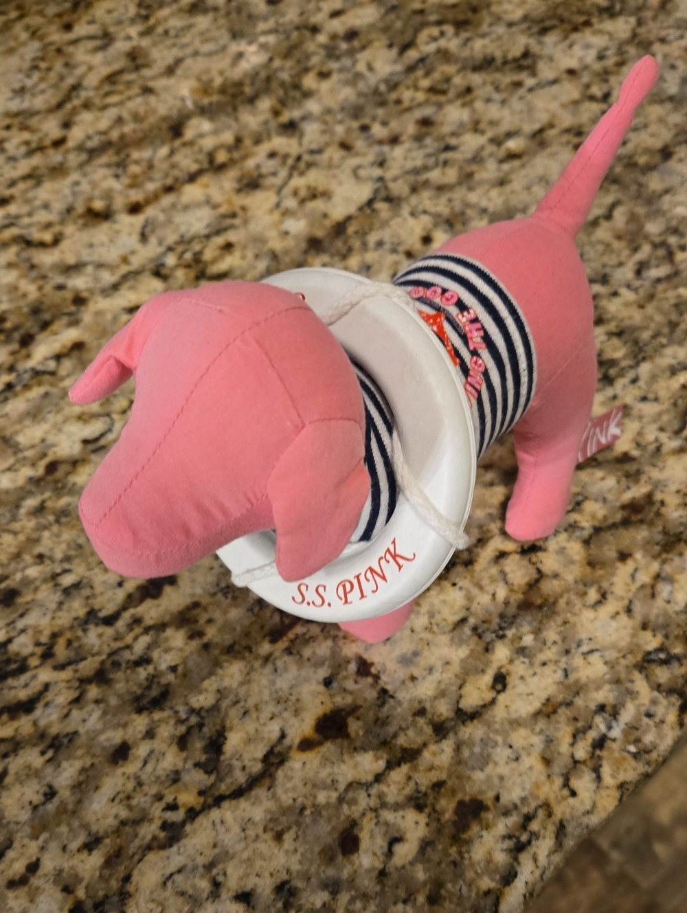 PINK Victoria's Secret Plush Pink Sailor Dog Accessory